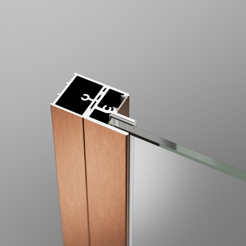 Profil poszerzający +20mm miedź szczotkowana NES Brushed Copper