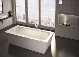 Wanna wolnostojąca Musica 180 biała połysk