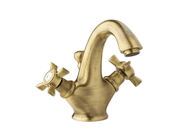 Bateria umywalkowa Vedo Victorian 2275V/BR brąz antyczny