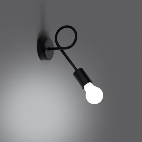 Kinkiet LEVAR czarny