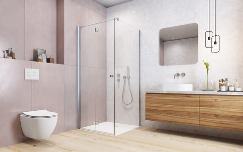 Kabina prysznicowa składana łamana Radaway EOS KDJ B 80x100 lewa