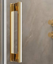 Złota kabina prysznicowa Radaway Idea Gold KDJ 100x80 prawa