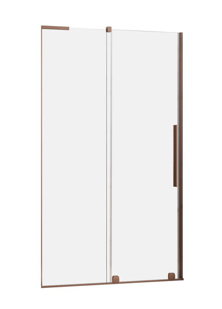 Drzwi prysznicowe 120 miedź Radaway Furo SL Brushed Copper DWJ lewe