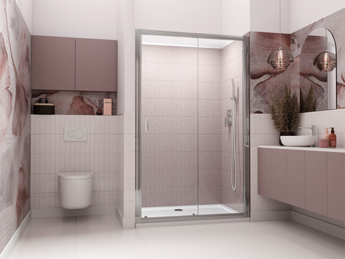 Drzwi wnękowe prysznicowe 120 Radaway Premium Plus DWJ 33313-01-01N