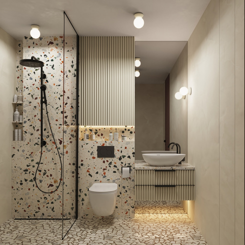 Kinkiet ZORI beżowy IP44