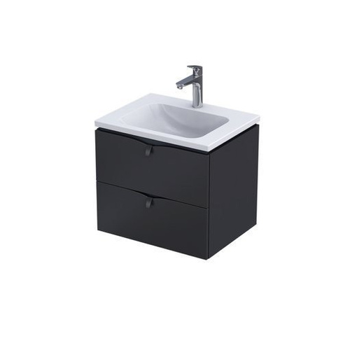Szafka łazienkowa Oristo Siena OR45-SD2S-60-8 czarny mat