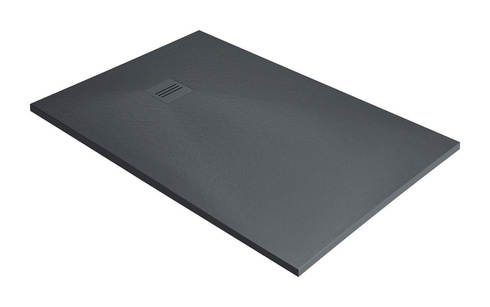 Brodzik z konglomeratu Radaway Kyntos F 100x90 antracytowy HKF10090-64