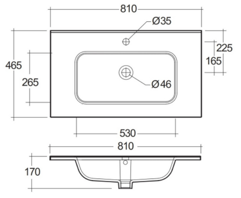 Szafka łazienkowa z umywalką Joy Oristo Silver OR33-SD2S-80-1-V3 + UME-JO-80-91 biały połysk, listwa chrom połysk