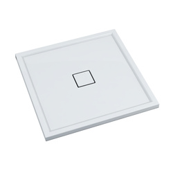 Brodzik kompozytowy Stabilsound Plus® Erida 90x90x5 cm, kwadratowy