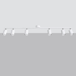 Plafon LEMMI 6L biały