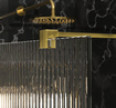 Kabina walk-in złota szkło Visiosun 100 Radaway Modo New Gold II