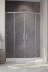 Drzwi prysznicowe szczotkowane Radaway Idea Brushed Nickel DWD 190