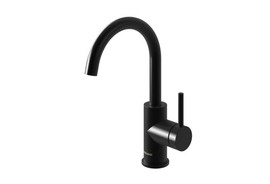 Bateria umywalkowa wysoka Kohlman Axel Black QB150AB