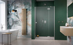 Drzwi prysznicowe nikiel Radaway Essenza Brushed Nickel DWJ 80 prawe