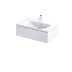 Szafka łazienkowa Oristo Brylant Uni OR36-SD1S-80-2R biały mat ryflowany