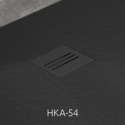 Brodzik z konglomeratu czarny Radaway Kyntos F 140x80 HKF14080-54
