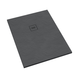 Brodzik kompozytowy Stabilsound Plus® Protos Grey Stone 90x140x3,5cm, prostokątny