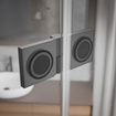 Kabina składana Radaway Nes Brushed GunMetal KDD B 90x100