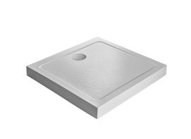 Brodzik kwadratowy 90x90 biały Radaway Doros C Compact Stone