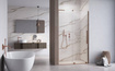 Drzwi prysznicowe 120 miedź Radaway Furo SL Brushed Copper DWJ lewe