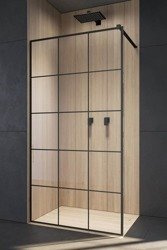 Kabina prysznicowa Radaway Modo New Black II Factory 100 walk-in 389104-54-55