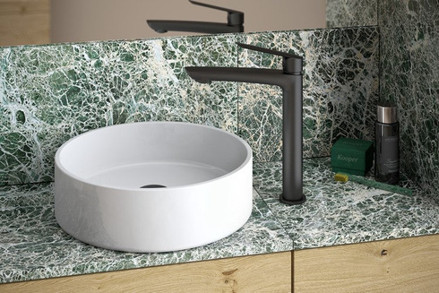 Bateria umywalkowa wysoka Vedo Desso Nero VBD4003CZ