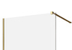 Kabina walk-in złota 130 cm z wieszakiem Radaway Modo New Gold II