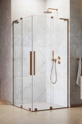 Radaway Furo SL Brushed Copper KDD 80x80 kabina prysznicowa miedź