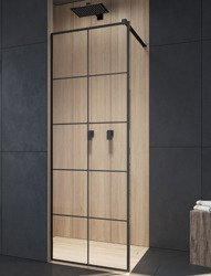 Kabina prysznicowa Radaway Modo New Black II Factory 70 walk-in 389074-54-55