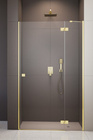 Drzwi prysznicowe złote połysk Radaway Essenza Gold DWJ 80 prawe