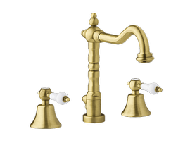 Bateria umywalkowa 3-otworowa Vedo Etros 2136/BR brąz antyczny