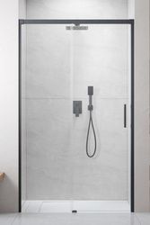 Drzwi prysznicowe Radaway Idea Brushed GunMetal DWJ 160 cm lewe