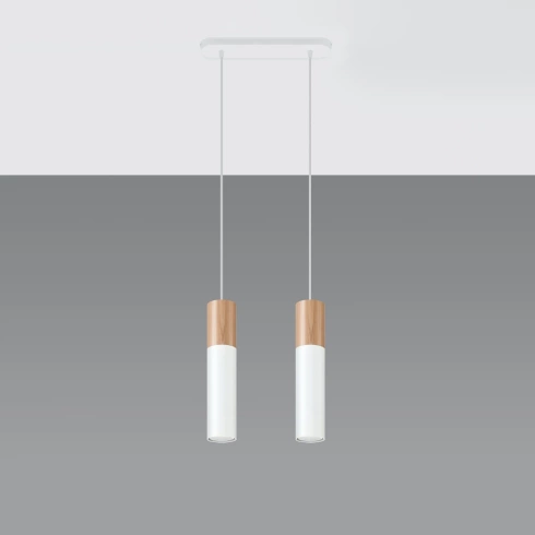 Lampa wisząca PABLO 2 biała