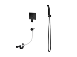 Zestaw wannowy podtynkowy Vedo II Sette Nero VBS7242CZ