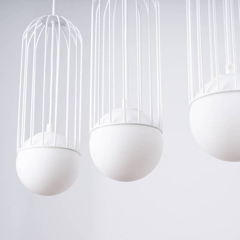 Lampa wisząca BRINA 3L biała