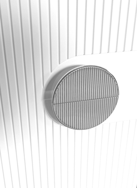 Regał łazienkowy wiszący Sanitti Epsilon biały uchwyt chrom