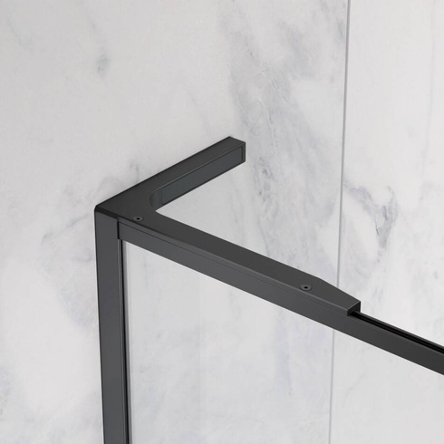 Kabina walk-in 60 Radaway Modo F SL Black II z czarną ramą lewa