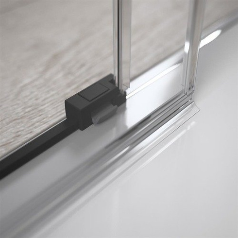 Drzwi prysznicowe Radaway Idea Black DWJ 160 przejrzyste 387020-54-01L Lewe