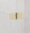 Drzwi złoto szczotkowane 80 Radaway Nes Brushed Gold DWB Lewe