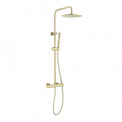 Zestaw termostatyczny prysznicowy natynkowy BOSTON BOS-ZKPN.400 TERMO ZŁOTO SZAMPAŃSKIE