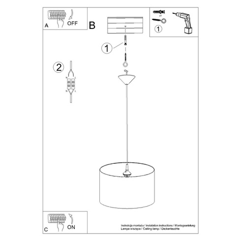 Lampa wisząca FOOTBALL A 40
