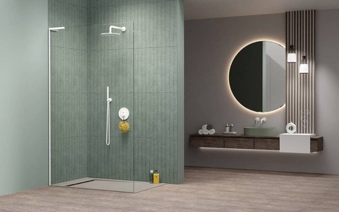 Kabina walk-in 75 biała Radaway Modo SL White II 10319075-04-01L lewa