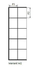 Kabina prysznicowa Radaway Modo New Black II Factory 70 walk-in 389074-54-55