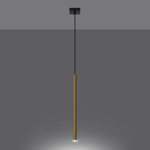 Lampa Wisząca PASTELO 1 złoty połysk