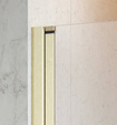 Drzwi złoto szczotkowane 70 Radaway Nes Brushed Gold DWB Lewe