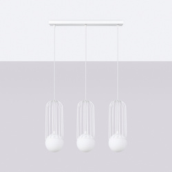 Lampa wisząca BRINA 3L biała