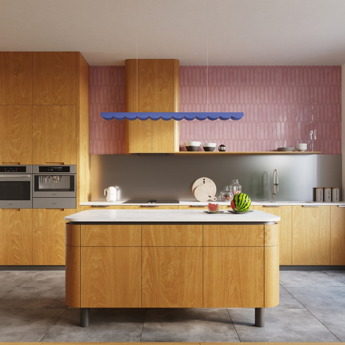 Lampa wisząca BISCUIT 100 brzoskwiniowy LED 3000K