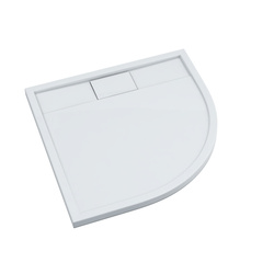 Brodzik kompozytowy Stabilsound Plus® Charis 90x90x5 cm R55, półokrągły