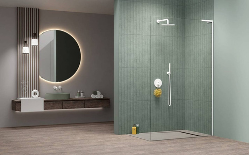 Kabina walk-in 80 biała Radaway Modo SL White II 10319084-04-01R prawa