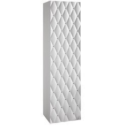 Regał łazienkowy biały z kryształkami Sanitti Lira LR-163-SVS-P prawy